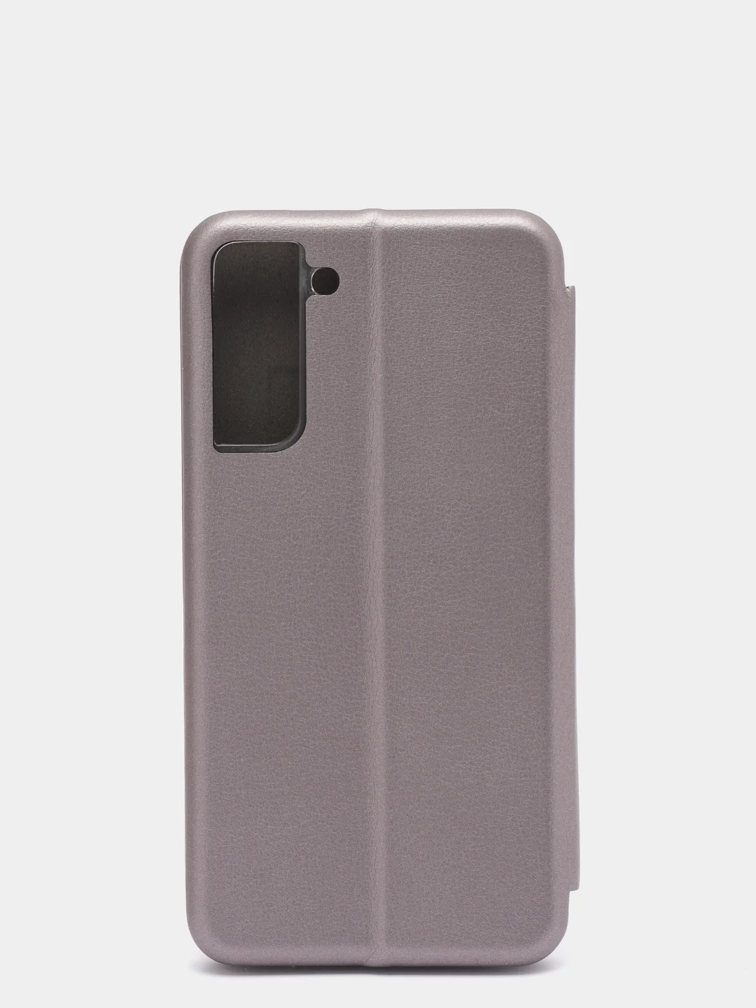 Серебряный чехол-книжка для Samsung S21