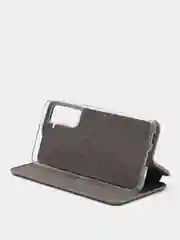 Серебряный чехол-книжка для Samsung S21
