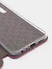 Бордовый чехол книжка Redmi Note 8T