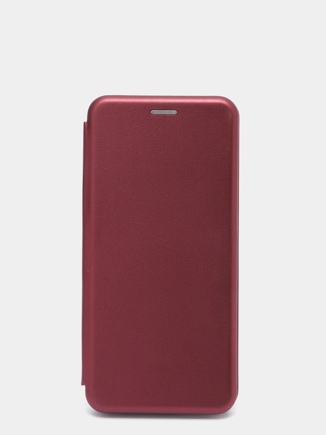 Бордовый чехол книжка Redmi Note 8T