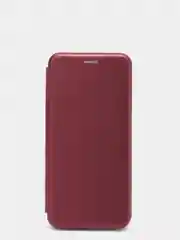 Бордовый чехол книжка Redmi Note 8T