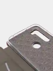 Бордовый чехол книжка Redmi Note 8T