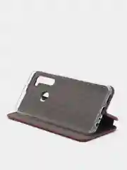 Бордовый чехол книжка Redmi Note 8T