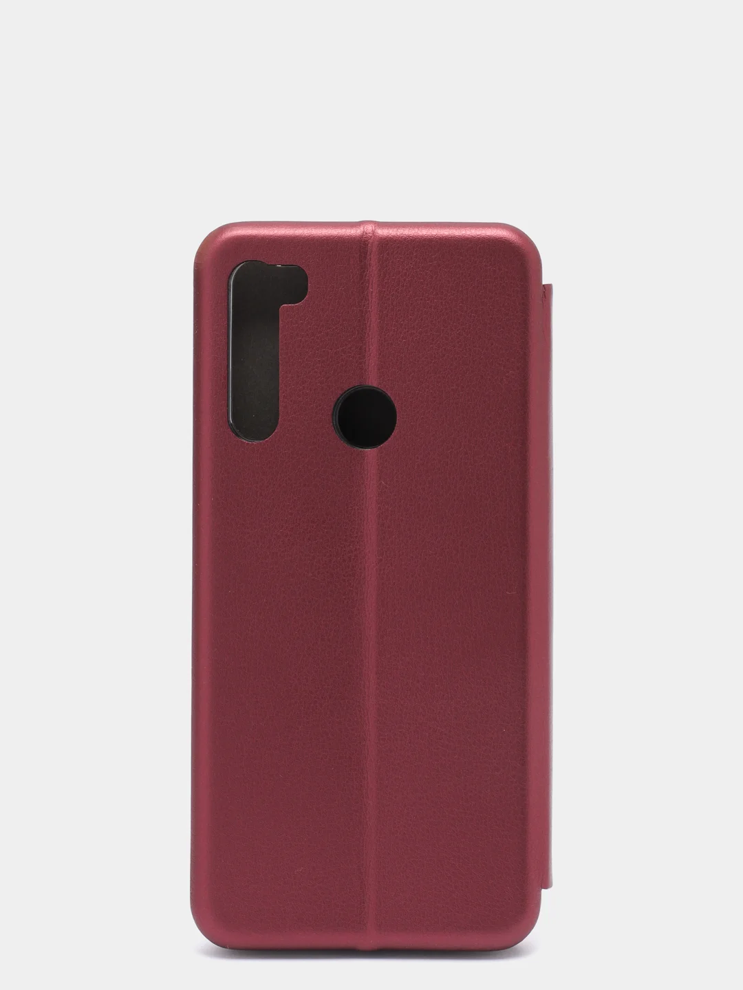 Бордовый чехол книжка Redmi Note 8T