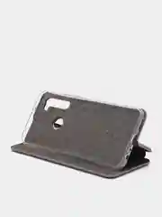 Серебряный чехол книжка Redmi Note 8T
