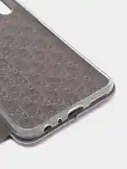 Серебряный чехол книжка Redmi Note 8T