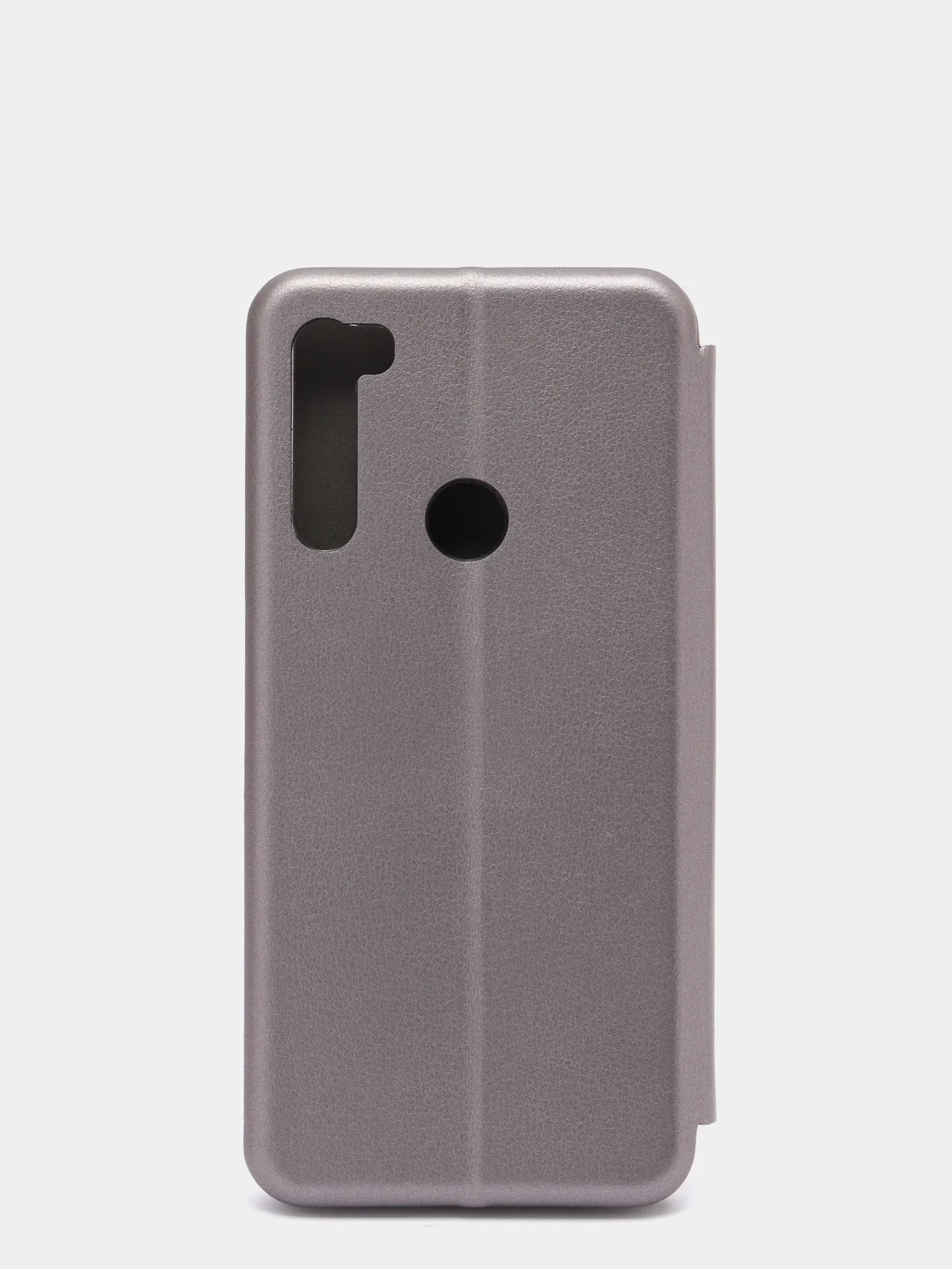 Серебряный чехол книжка Redmi Note 8T