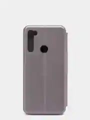 Серебряный чехол книжка Redmi Note 8T