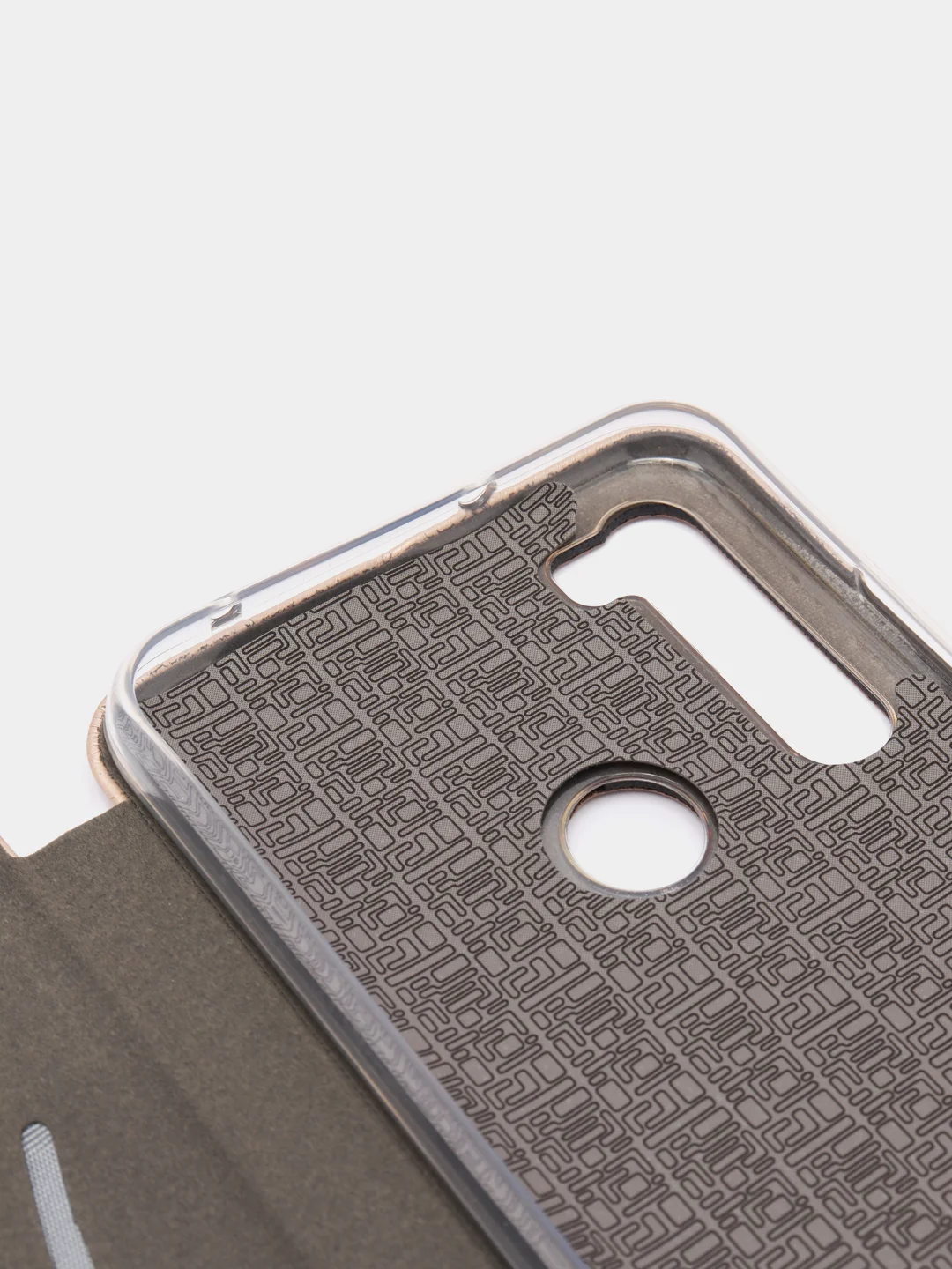 Золотой чехол книжка Redmi Note 8T