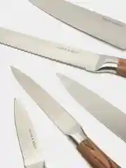 Серебряный набор ножей в чемодане MAYER&BOCH, 8 предметов