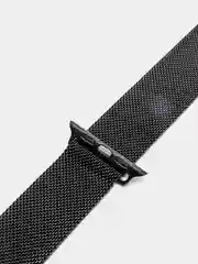 Черный металлический ремешок для Apple Watch 3, 4, 5, 6, SE , 7 на 38/42/40/44  "Миланская петля"