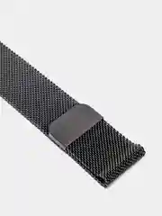 Черный металлический ремешок для Apple Watch 3, 4, 5, 6, SE , 7 на 38/42/40/44  "Миланская петля"