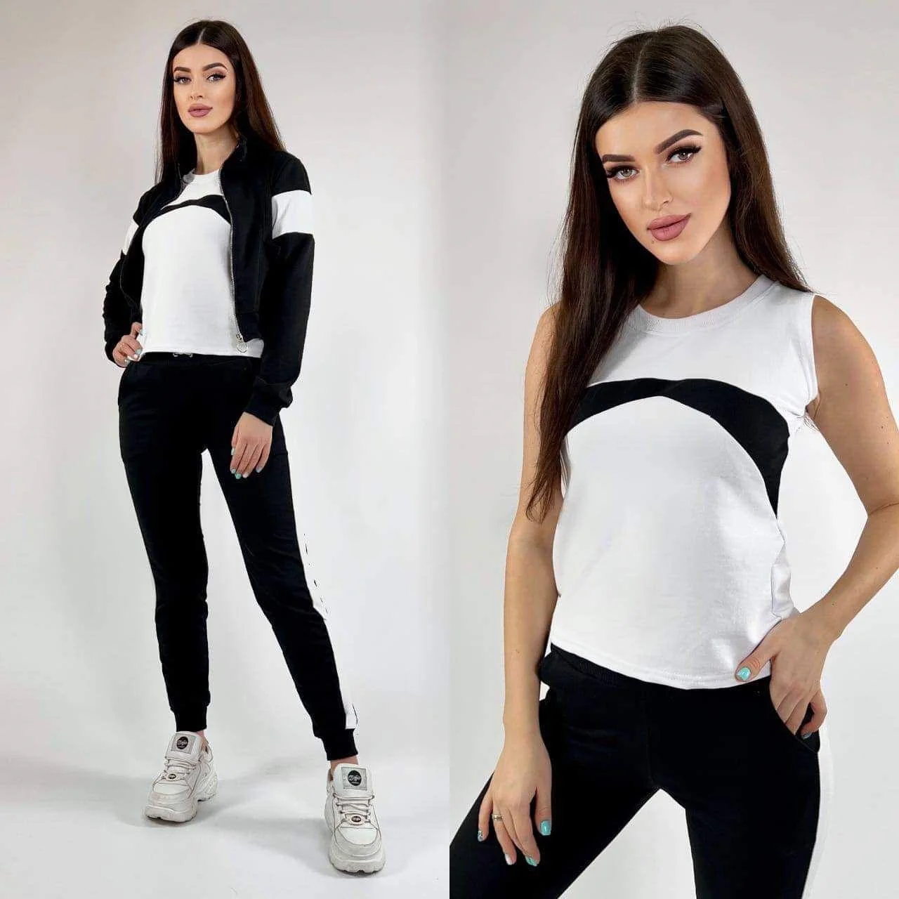 Спортивный женский костюм тройка