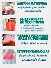 Салфетка из микрофибры для уборки дома