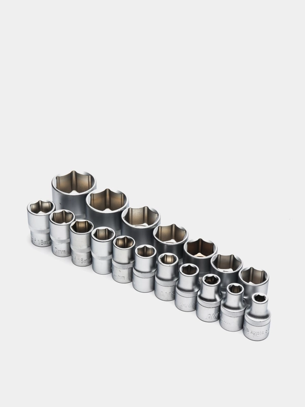 Головка торцевая шестигранная 1/2DR (8-32 мм)