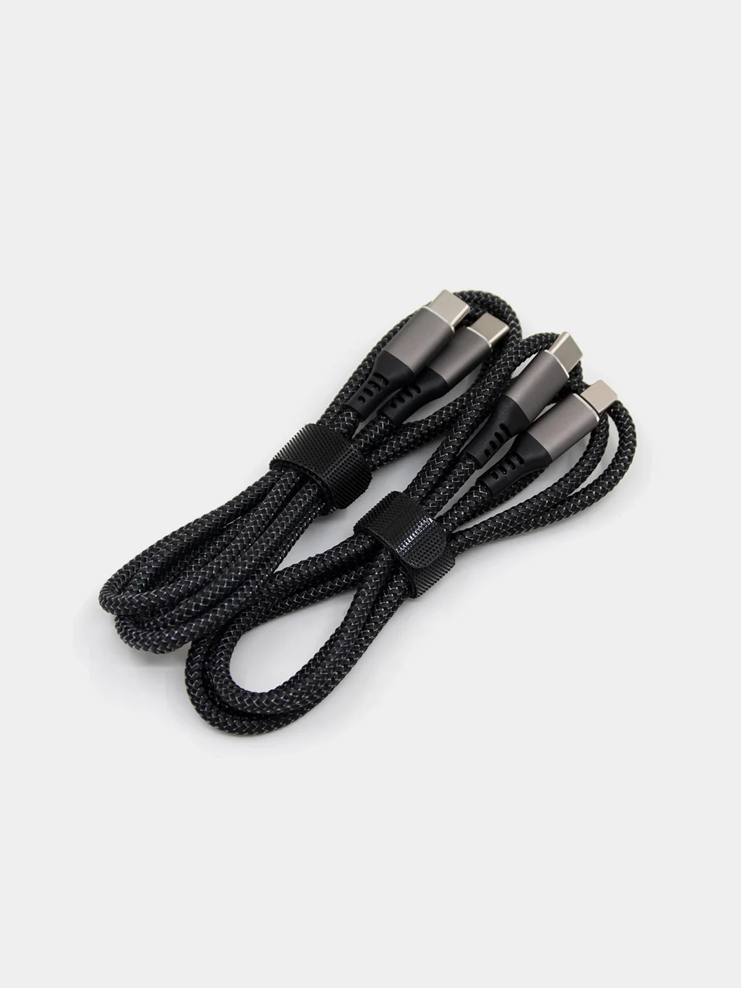 Черный кабель PD 3A 60/20Вт, 1м/1.5м Type-C/Type-C, Apple Lightning/Type-C