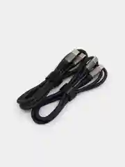 Черный кабель PD 3A 60/20Вт, 1м/1.5м Type-C/Type-C, Apple Lightning/Type-C