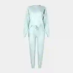 Бирюзовый пижама женская костюм домашний комплект