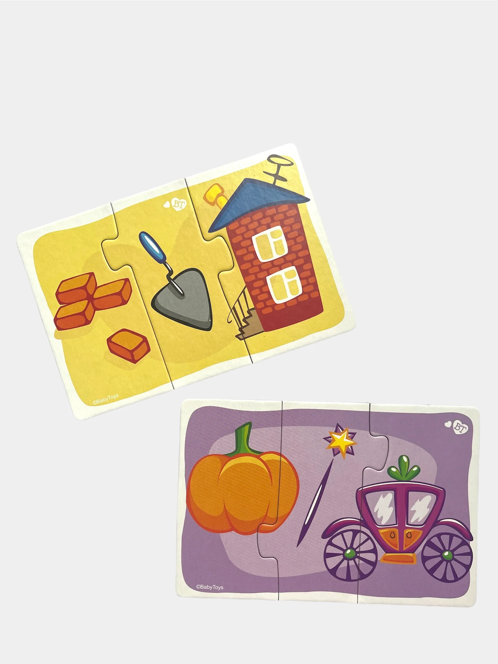 Развивающая игра тройные пазлы "Что получится?"