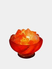 Соляная лампа "Ваза с камнями",3,500 -3,900 кг