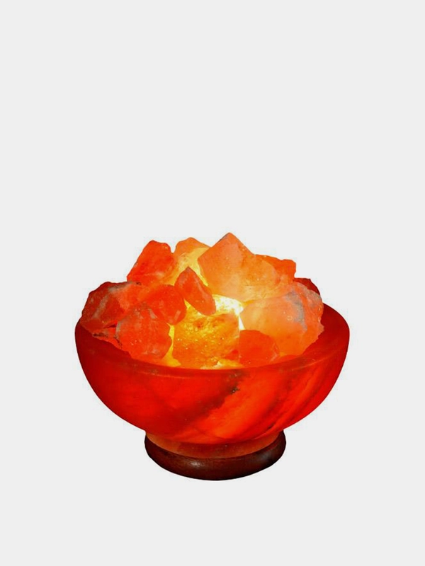 Соляная лампа "Ваза с камнями",3,500 -3,900 кг