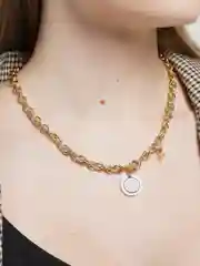 Золотой ожерелье "Рим", 2 цвета