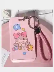 Конфетный чехол для пропуска, карточек, картхолдер брелок для ключей,бейдж