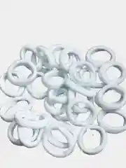 Белый бесшовные резинки, 3 см, 10 штук