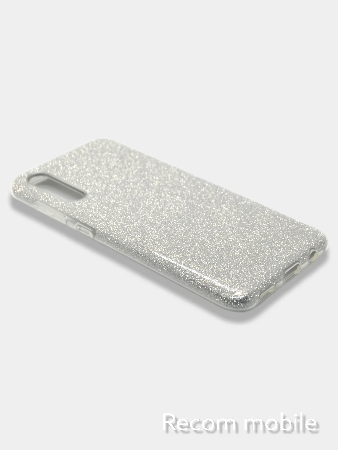Серебряный чехол блестящий Samsung Galaxy A50, A30S, A50S накладка с блёстками Самсунг А50