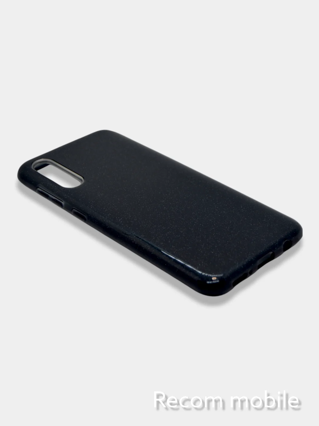 Угольный чехол блестящий Samsung Galaxy A50, A30S, A50S накладка с блёстками Самсунг А50
