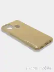 Золотой чехол блестящий Samsung Galaxy M31 накладка c блёстками