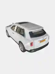 Белый металлическая модель машины Rolls-Royce CULLINAN