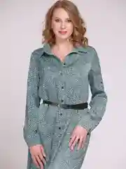 Голубой платье-рубашка 7TOUCH