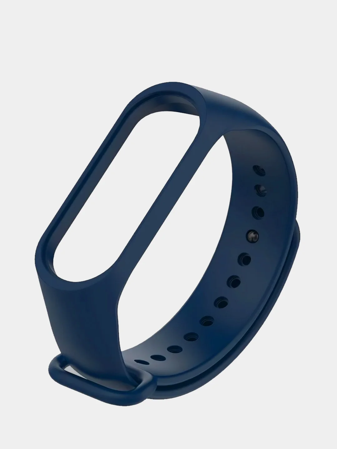 Индиго силиконовый ремешок для Xiaomi Mi Band 3 / Mi Band 4 / Mi Band 5 / Браслет на Mi Band