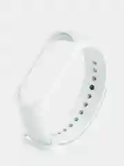 Белый силиконовый ремешок для Xiaomi Mi Band 3 / Mi Band 4 / Mi Band 5 / Браслет на Mi Band