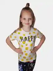 Футболка детская с принтом "Happy"