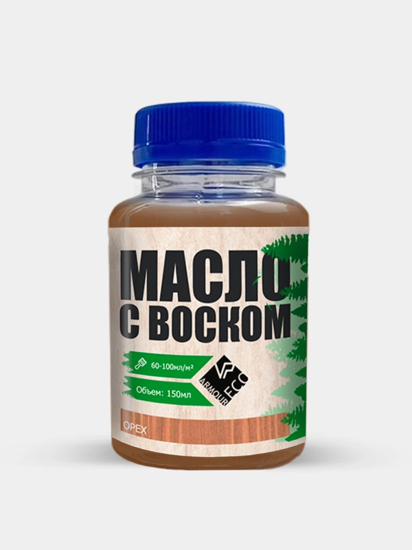 Масло с воском, орех, 150 мл
