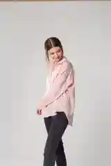 Рубашка женская шелковая