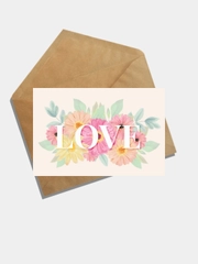 Открытка про Любовь, на английском, Love, с любовью, люблю тебя, яратам