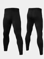 Черный спортивный костюм (рашгард и тайтсы) мужской, 3 цвета