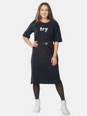 Платье женское KLERY "try", чёрный, КЛП1455П3