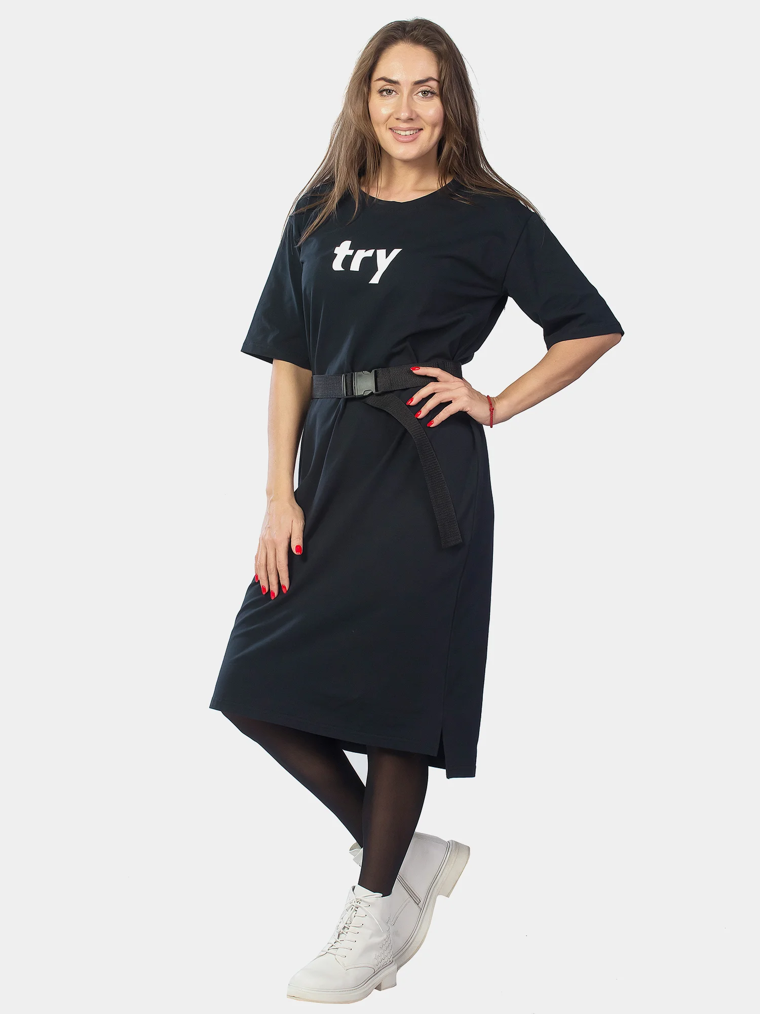 Платье женское KLERY "try", чёрный, КЛП1455П3