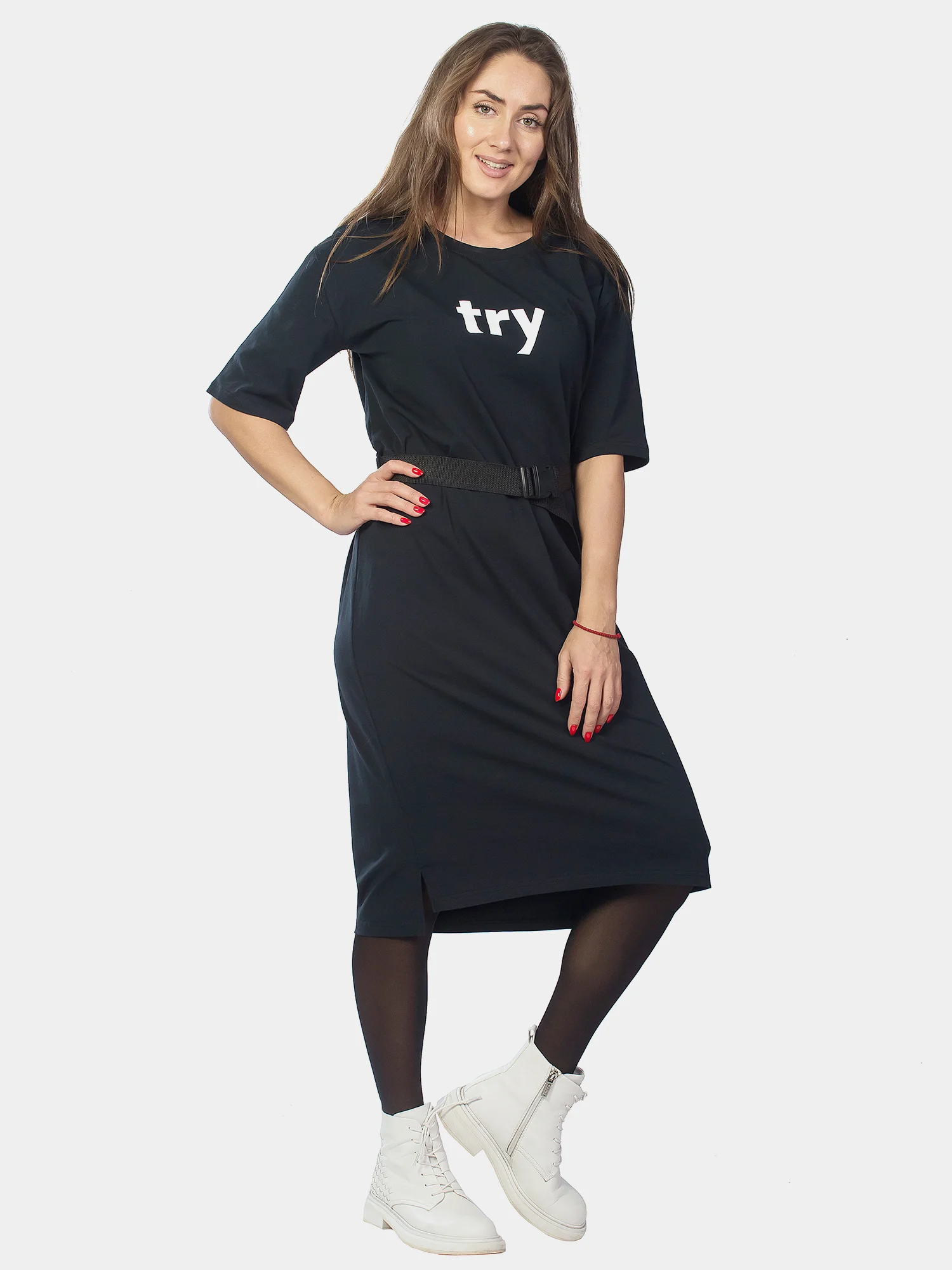 Платье женское KLERY "try", чёрный, КЛП1455П3
