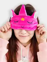 Розовый маска для сна
