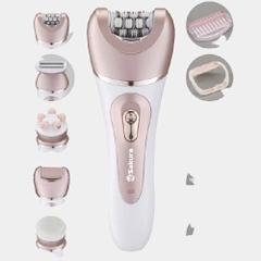 Эпилятор Sakura SA-5541WP, 10 насадок, 2 скорости