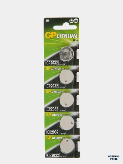 Дисковые батарейки GP Lithium