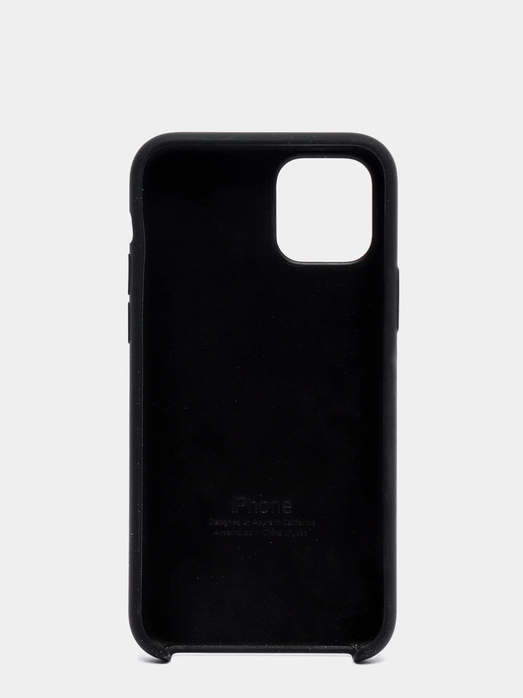 Черный силиконовый чехол для Айфон 6/6s, 7/8, 7+/8+, X/Xs, Xr, 11, 11Pro, 11ProMax