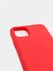 Красный чехол для iPhone 5s, 6, 7, 8 Plus, SE 20, X, XS, XR, 11 Pro Max, 12 Mini, 13, силиконовый