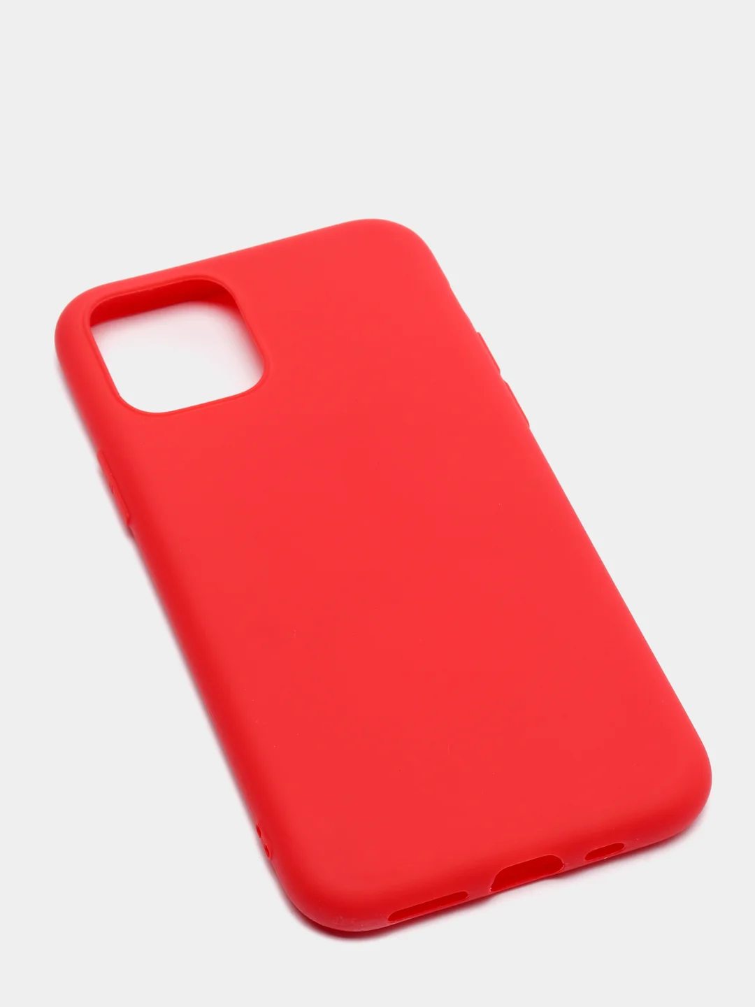Красный чехол для iPhone 5s, 6, 7, 8 Plus, SE 20, X, XS, XR, 11 Pro Max, 12 Mini, 13, силиконовый