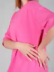 Платье летнее фуксия, туника